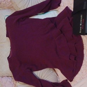 isaac mizrahi two ply cashmere sweater